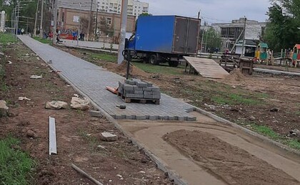 Укладка тротуарной плитки в Энгельсе